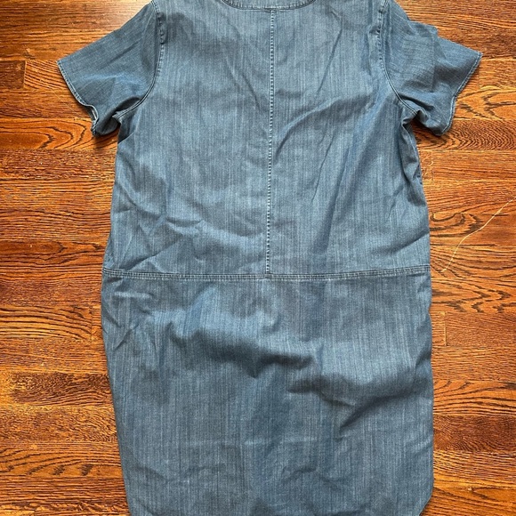 Lands' End Blue Short Sleeve Dress - Picture 4 of 4